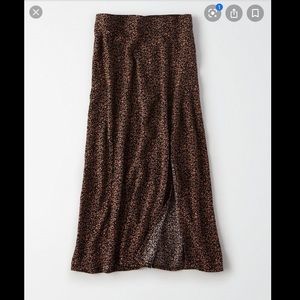 American eagle printed midi skirt